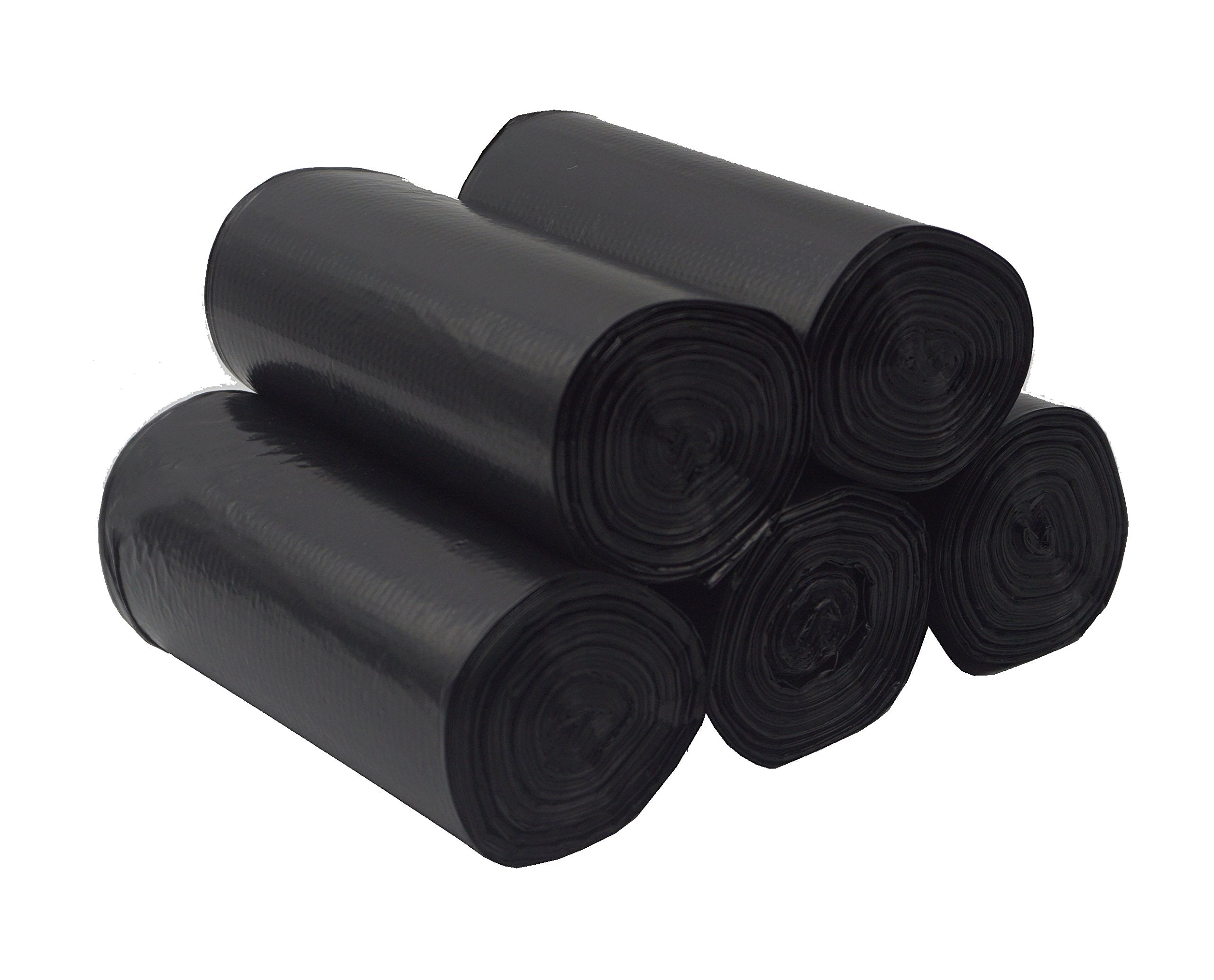 Small Trash Bag,Gereen 2 Gallon Black Trash bag Garbage Bag Trash Can Liner (2 Gallon (150 Count), Black)