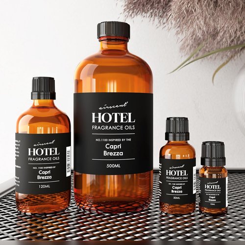 AirScent Capri Brezza Diffuser Oil No. 1100 - Volcano-Inspired Premium Fragrance Oil for Ultrasonic Diffusers | 500 ml Glass Bottle