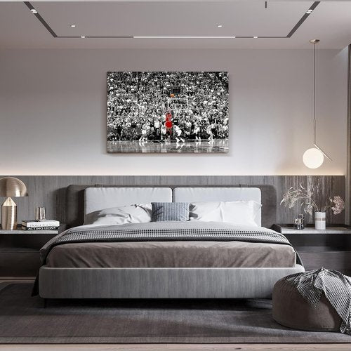 Michael Jordan Large Sports Poster - Unframed Canvas Wall Art Decor (24"x32") for Bedroom & Gym