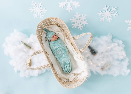 Copper Pearl Large Premium Knit Baby Swaddle Receiving Blanket Jane