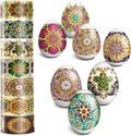 Diximus Thermo Heat Shrink Sleeve | Decorative Easter Egg Wraps with Pysanka Patterns