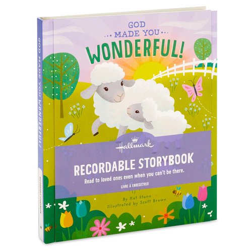 Hallmark Recordable Book for Children (God Made You Wonderful) Easter Basket Stuffers