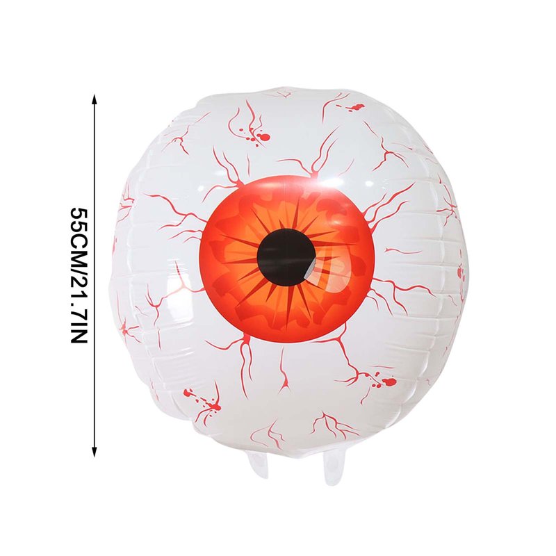 Water-Resistant Inflatable Halloween Eyeball Decor for Indoor Outdoor Party Garden