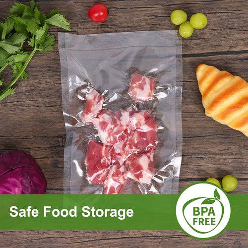 Moretoes Vacuum Sealer Bags - 200pcs BPA-Free Quart Bags 8" x 12" for Food Storage & Meal Prep