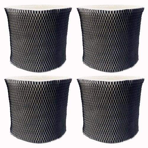 HOMFILBIT 4 Pack HWF65 Humidifier Wick Filters Replacement HWF65 Compatible with Holmes HWF65, HWF65PDQ-U, # HWF65CS Filter C (Black Upgrade)