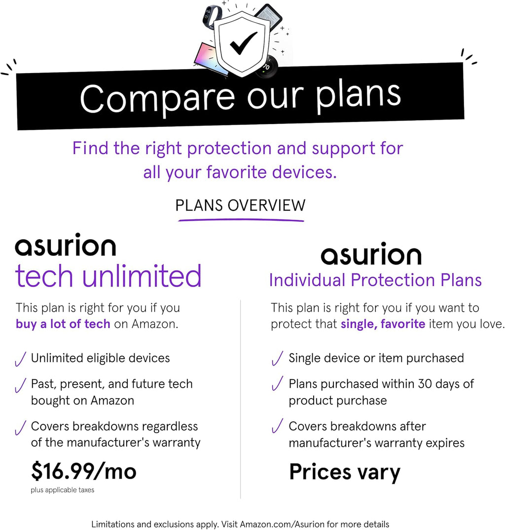 ASURION 3-Year Floorcare Protection Plan - Comprehensive Coverage for $250-$299.99
