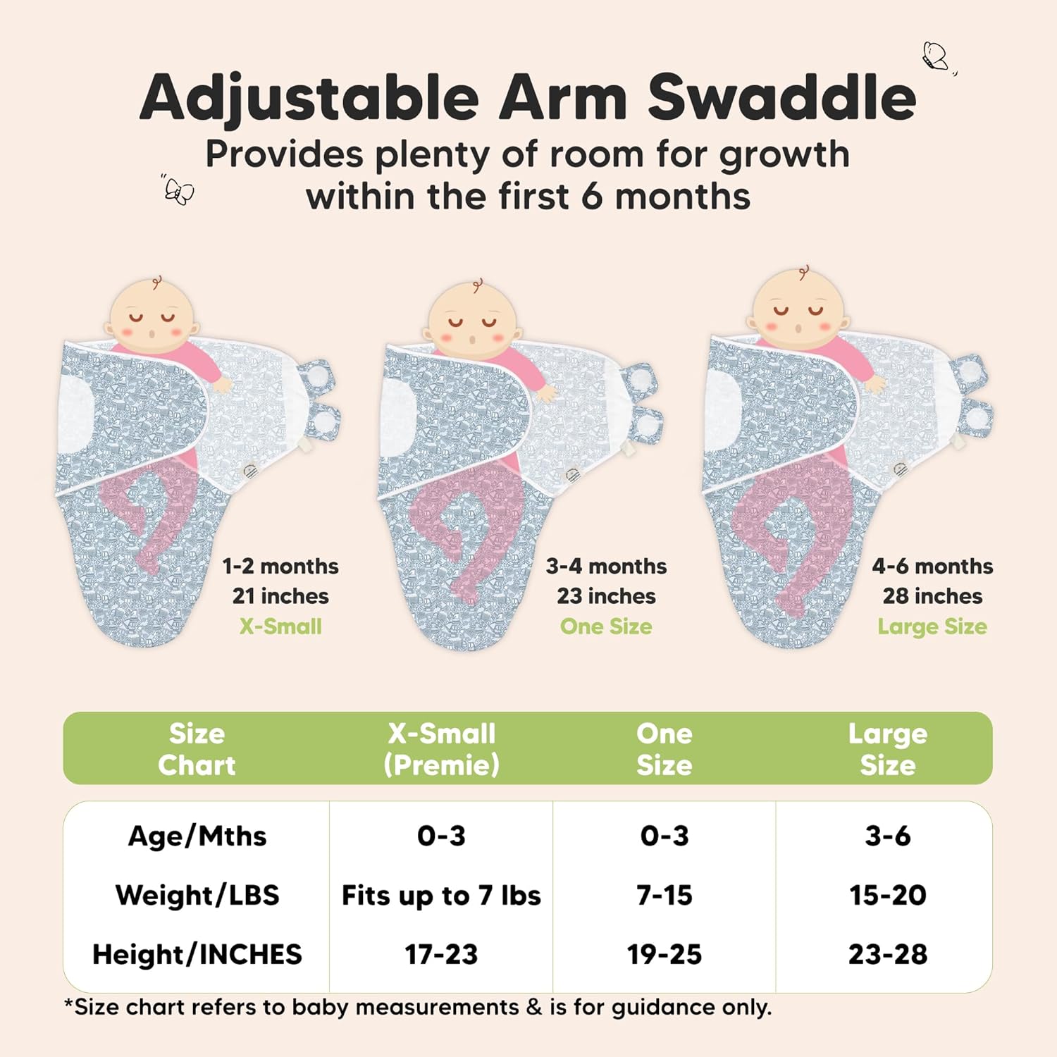 Organic Baby Swaddle Sleep Sacks by [Brand Name] - Soft & Snug 3-Pack for Newborns 0-3 Months
