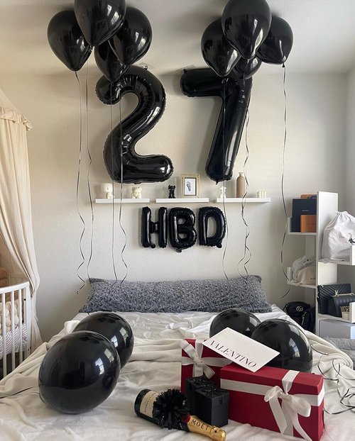 Black Number 70 Balloon - 40 Inch 70th Birthday Decorations for Men & Women | Perfect Party Supplies