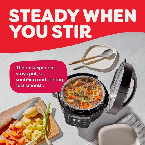 Instant Pot 4QT RIO Mini - 7-in-1 Multi-Cooker with Pressure, Slow Cook & Steam Functions - Black