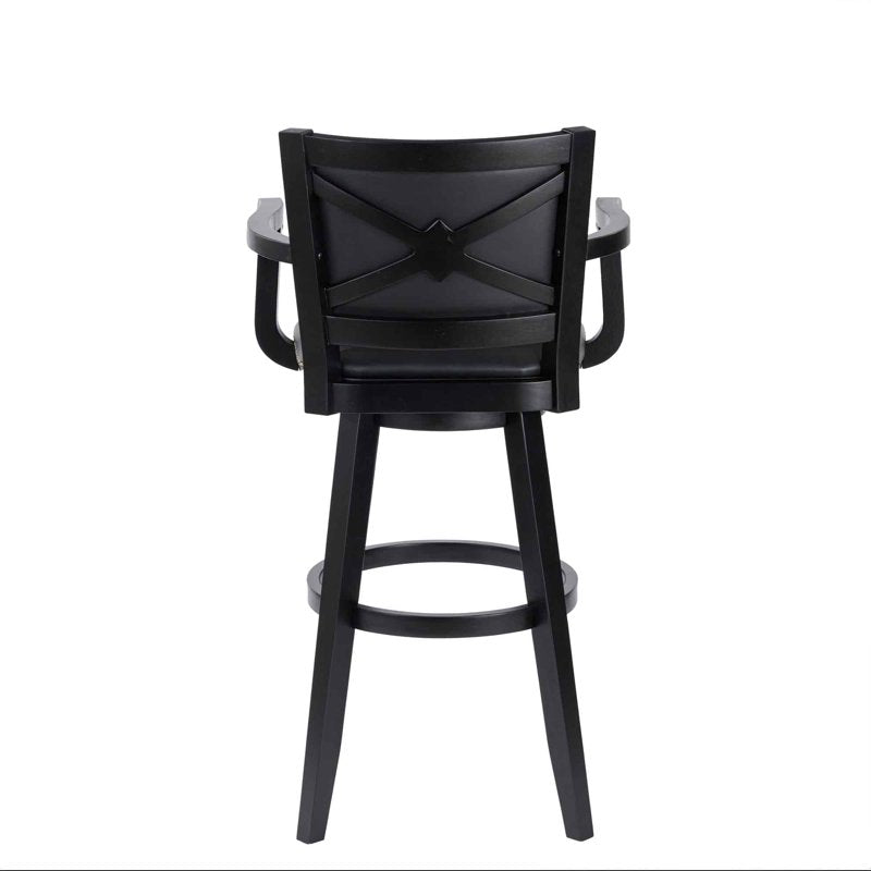 Broadmoor Extra Tall Swivel Bar Stool - Black