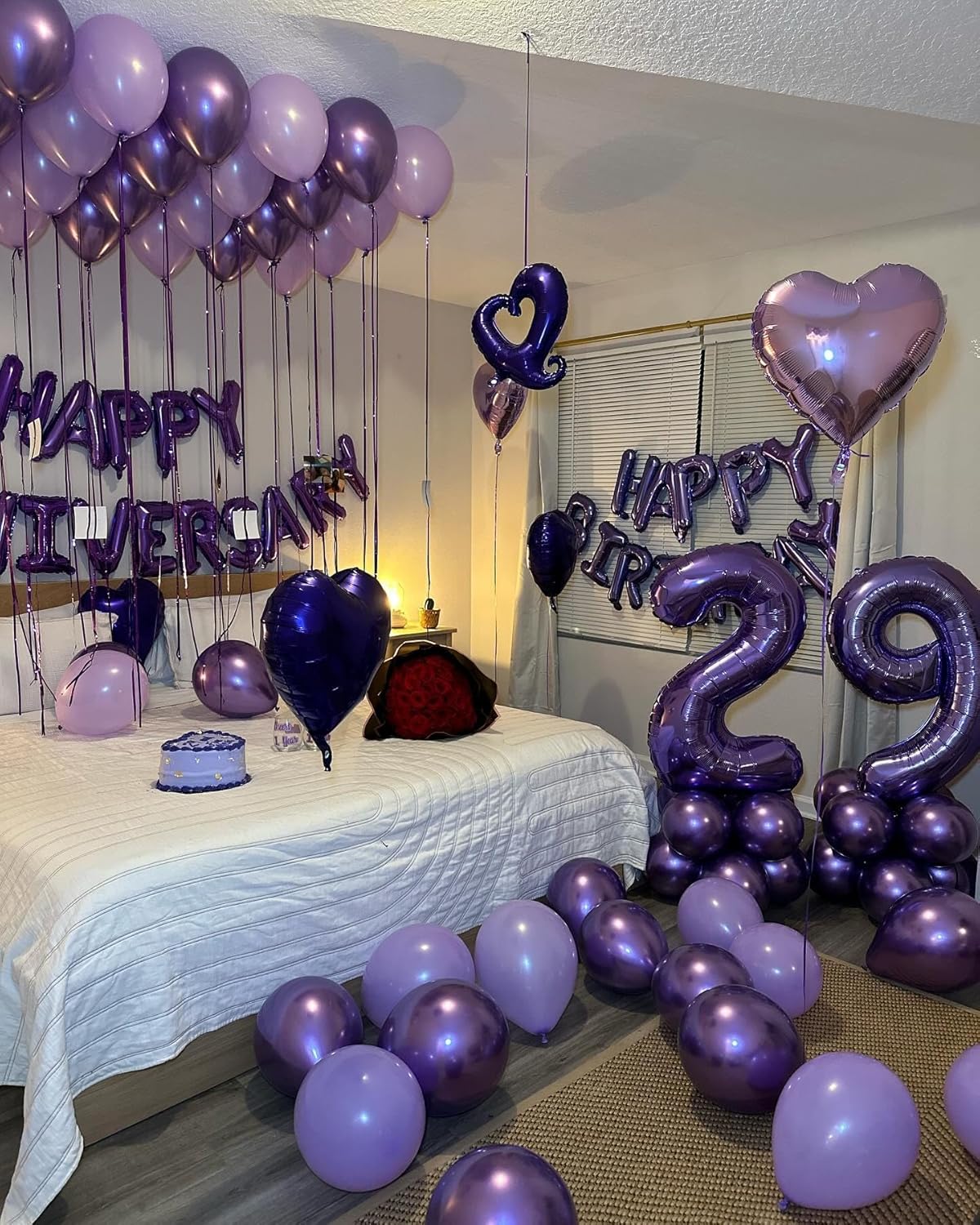 Purple Number 11 Balloon - 40 Inch 11th Birthday Decoration for Girls & Boys Party Supplies