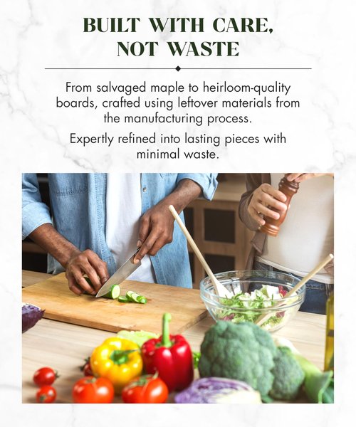 Labell Large Canadian Maple End Grain Cutting Board, Large Chopping Board for Food Prep, Natural & Durable for Charcuterie, Serving & Styling - 18" x 24" x 0.75"