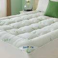 BEDLORE Twin XL Mattress Topper - Soft Bamboo Viscose Pillow Top with Deep Pockets for Comfort