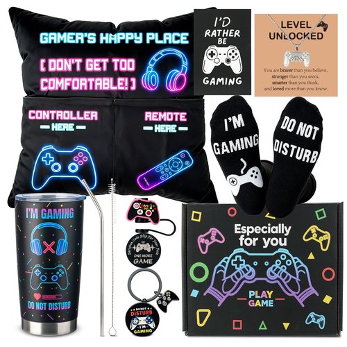 Easter Gamer Gifts for Men Teenage Boys, Easter Basket Stuffers for Teens Boy Adults, Gaming Gifts for Gamers Men Him Boyfriend Husband Dad, Gamers Gift Ideas for Friend Brother Birthday, Gamer Gift