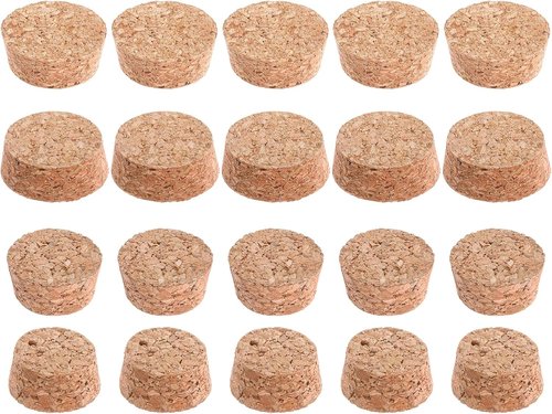 10 Pcs Tapered Cork Plugs, 1.5 to 1.9 Inch Diameter Cork Lids 2 Sizes Large Wooden Stoppers for Bar, Restaurant, Wine and Beer Making Craft, Jars, DIY Crafts, Bottles Ornaments