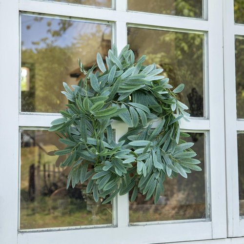 Hypestar Artificial Olive Garland for Table Decor, Faux Leaf Greenery Olive Garlands for Dining Table, Wedding, Party, Home Decoration
