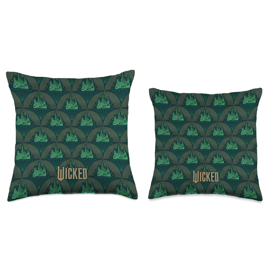 Wicked Emerald City All Over Print Throw Pillow