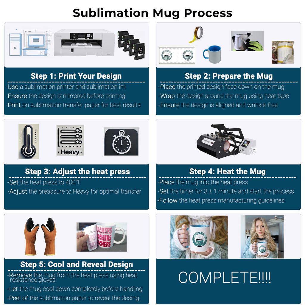 Sublimation Mugs 11 Oz, Orange Inner & Handle - Premium Coffee Cups for Heat Press Projects - Versatile Coffee Mug Design Ideal for Personalized Creations, 8 Piece Set