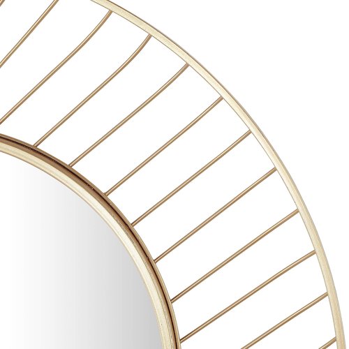 Safavieh 32.9-Inch Round Fonna Wall Mirror, Gold