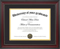 Upsimples Diploma Frame - Classic Wood Grain with Gold Beading | 8.5 x 11 or 11 x 14 Size Options, Perfect Graduation Gift
