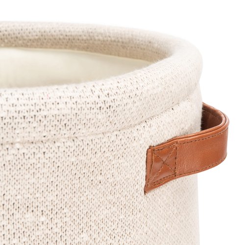 SAFAVIEH Baby Collection Kibbles Sheep Grey Cotton Nursery Storage Basket with Handles (Fully Assembled)