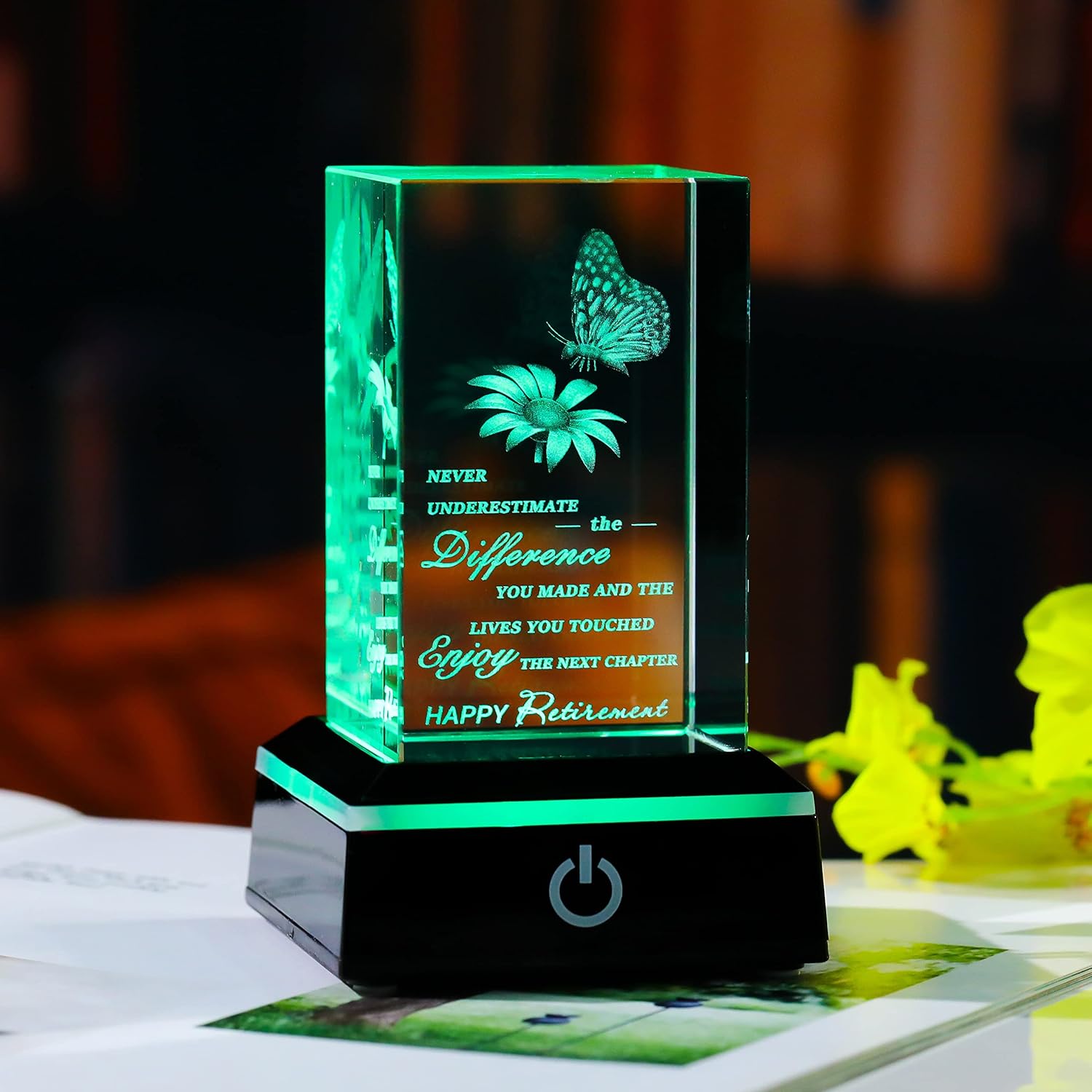 Retirement Gifts For Women Men 2026 Coworker, 3D Crystal Going Away Gift For Coworker Leaving Gifts For Women Farewell Gifts For Boss Leaving Job, Happy Retirement Gifts For Nurses Teacher Friend