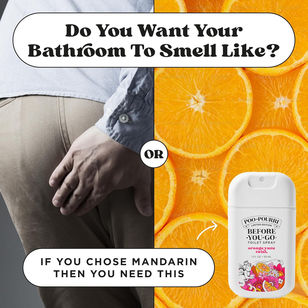 Poo-Pourri Tear & Share Bloom Bathroom Set | Travel Size Odor Eliminators - Plant-Based Pocket Sprayers