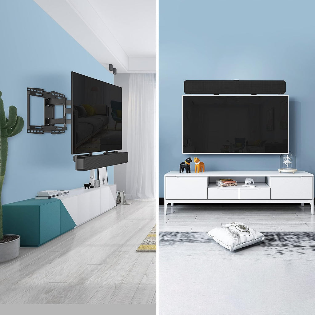USX MOUNT Soundbar Mount - Securely Mount Sound Bar Above or Below TV | Supports Up to 13.2 lbs