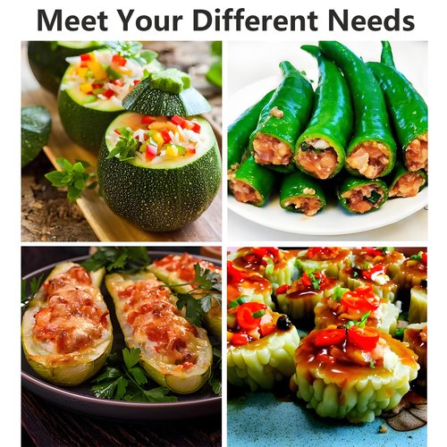 Jalapeno Pepper Corer Stainless Steel Zucchini Cucumber Corers Pepper Seed Remover Tool