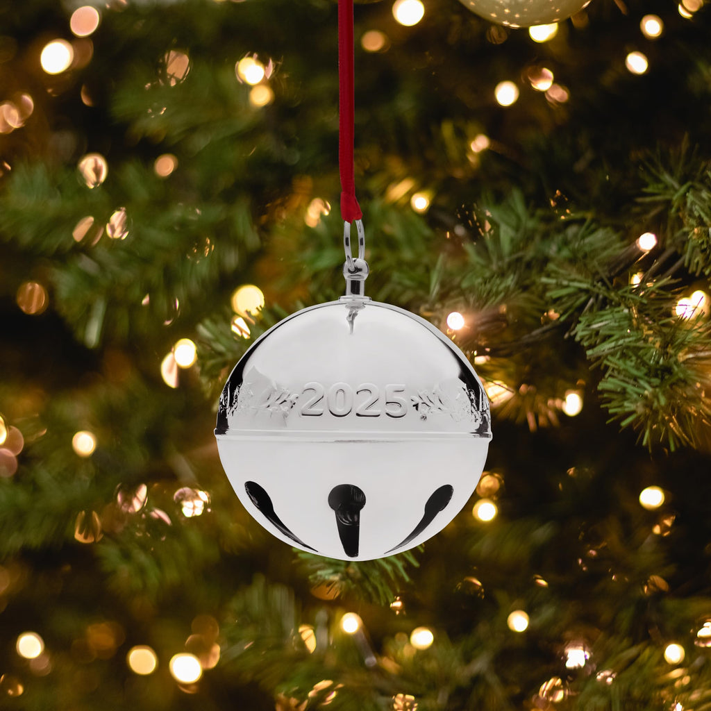 Wallace 2025 Silver Plated Sleigh Bell Ornament 55th Edition