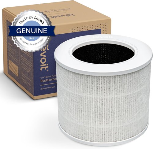 Levoit Air Purifier Replacement Filters - 3-In-1 Activated Carbon, 2 Pack & 1 Pack Options