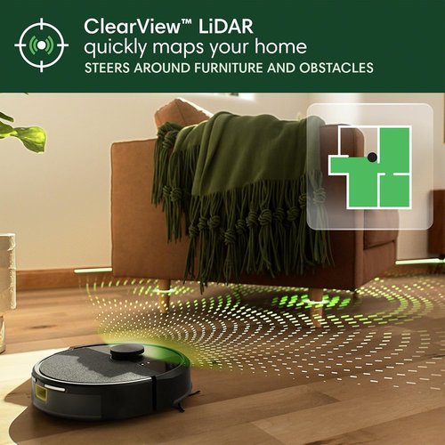 iRobot Roomba 105 Robot Vacuum - Powerful Suction, LiDAR Navigation, Multi-Surface Cleaning | Self-Charging