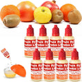 Qualirey Fruit Fly Trap Refill Liquid - Non-Toxic & Effective Indoor Solution | 0.68oz Bottle, Red