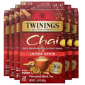 Twinings Ultra Spice Chai Tea Bags - Sweet & Savory Spices, Caffeinated, 20 Count (Pack of 6)