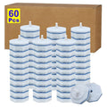 XRIONELL 60pcs Disposable Toilet Wand Refills，Compatible with Most Toilet Brushes，5X Cleaning Power Toilet Bowl Cleaners，No Falling Apart，Upgrade Fiber Cleaner Heads，for Closestool Bathroom Cleaning
