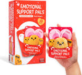 Relatable Emotional Support V-Day Nugget Cards - 10 Plushies & Cards with Carrying Case | Perfect Valentine's Gifts for Kids & Friends