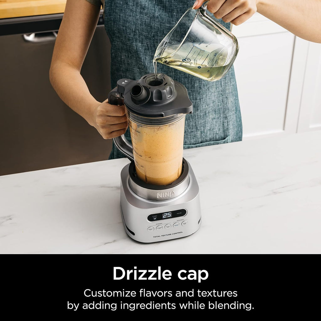 Ninja SS151 TWISTi Blender DUO - High-Speed 1600W Smoothie Maker with 34oz Pitcher & 2 To-Go Cups - Gray