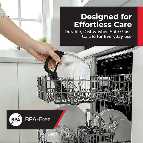 Mueller 12-Cup Drip Coffee Maker - Auto-Off, Reusable Filter & Borosilicate Carafe | Kitchen Essential