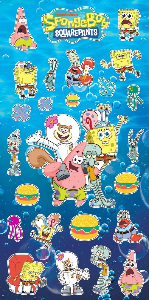 Spongebob Party Favor Glasses for Kids - Bundle with 12 Character Sunglasses for Dress Up Parties Plus Stickers, More | Spongebob Squarepants Birthday Party Favors for Boys, Girls