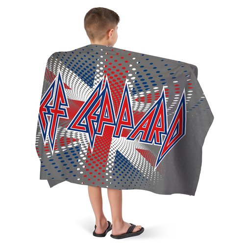 Northwest Def Leppard Dots to Dots Beach Towel, Quick-Dry, Soft & Absorbent Lightweight Travel Essentials for Pool or Bath, 40 x 72 inches