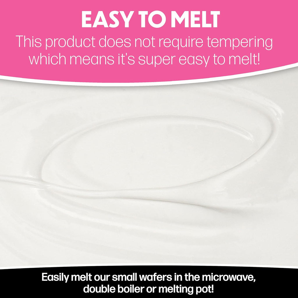 Sweet Shoppe Ultra White Melting Wafers - Premium White Chocolate for Dipping & Baking | 5 Pounds