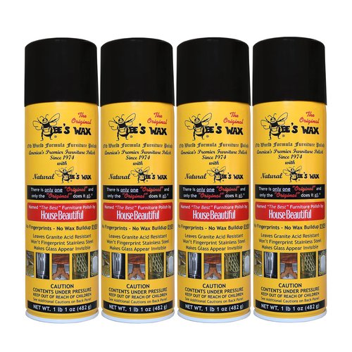 The Original BEE'S WAX Old World Formula Furniture Polish - 4 Pack