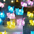 Belniak Cat Decorative Lights Pet Fairy String Lights Cute Gifts Novelty Kitty Lights 30LED 10ft USB Plug in or Battery Operated for Birthday Baby Shower Bedroom Xmas Kids Room Decor