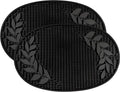 BREKX Set of 2 Bar Mats (18x12 Inches) | Drying Mats for Kitchen/Mimosa Bar Supplies/Home Cocktail Bar Supplies/Insulated Spill Mats for Bars/Non-Toxic