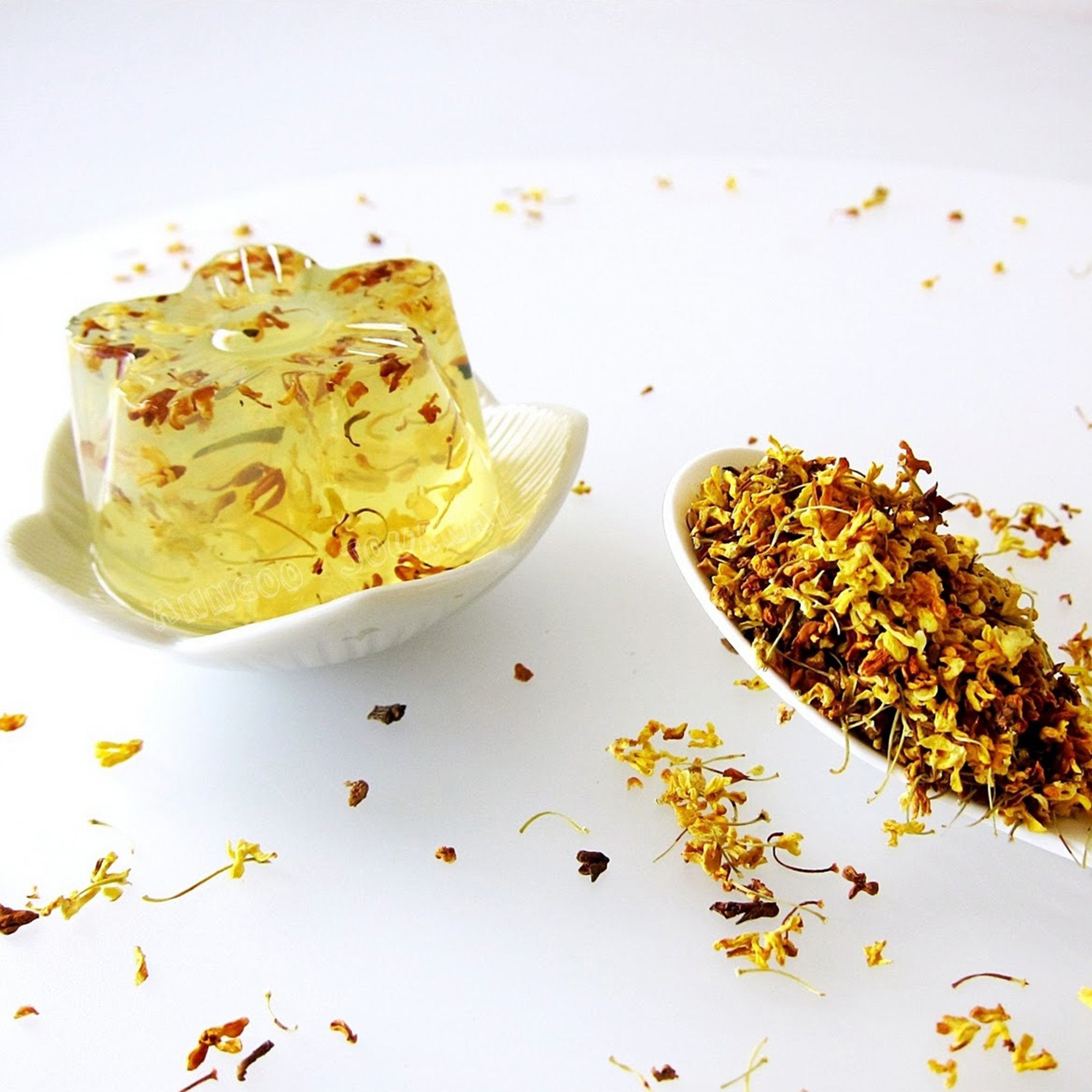ELITEA 4oz Dried Osmanthus Flower Herb Loose Leaf Tea 100% Fragrant Natural Herbal Tea 115 g