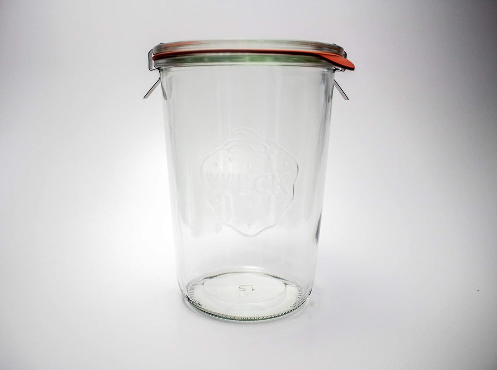 Weck 743 Mold Jar - Premium Glass Storage Container for Preserving Food | 1.5L Capacity