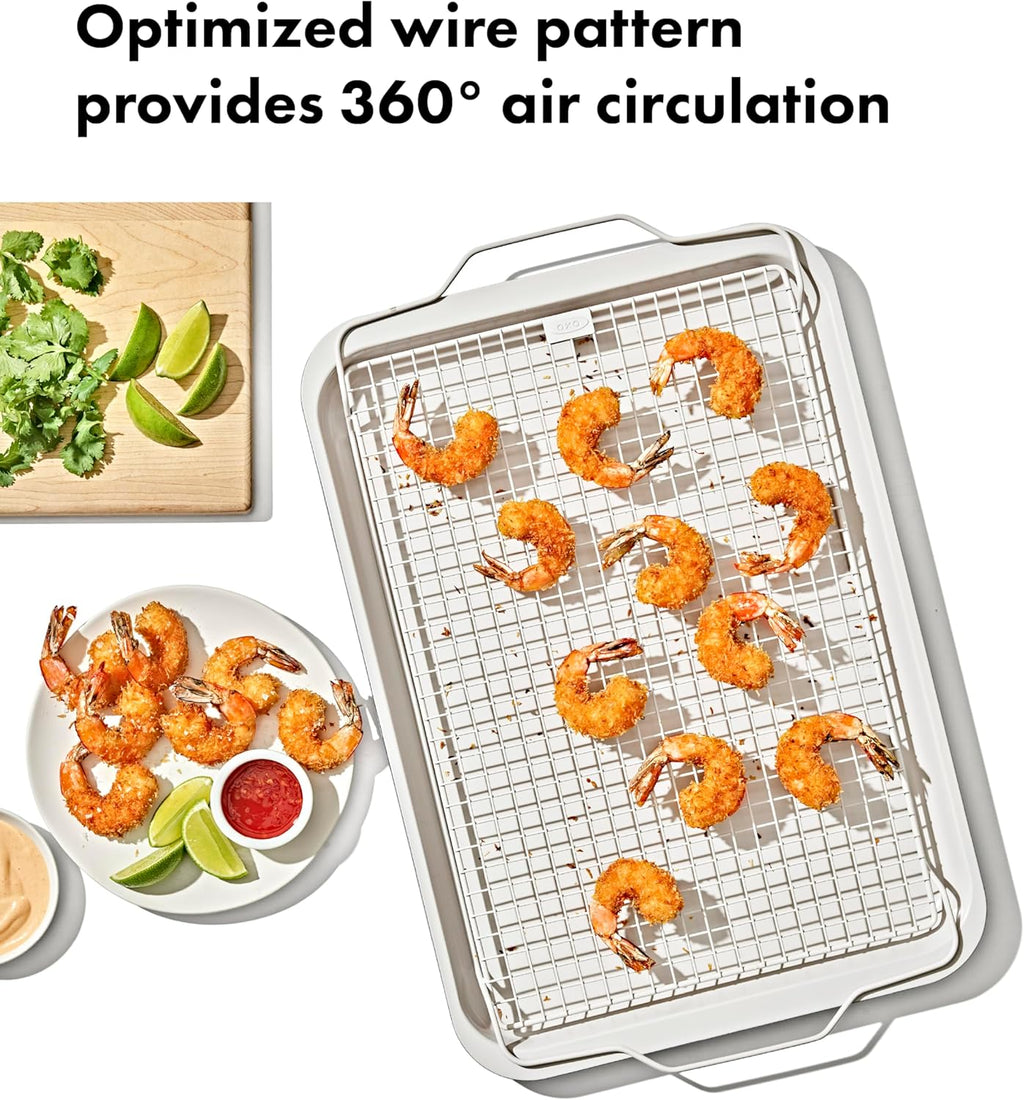 OXO Good Grips Non-Stick Pro Ceramic Coated Baking Rack - Perfect for Cooling & Baking