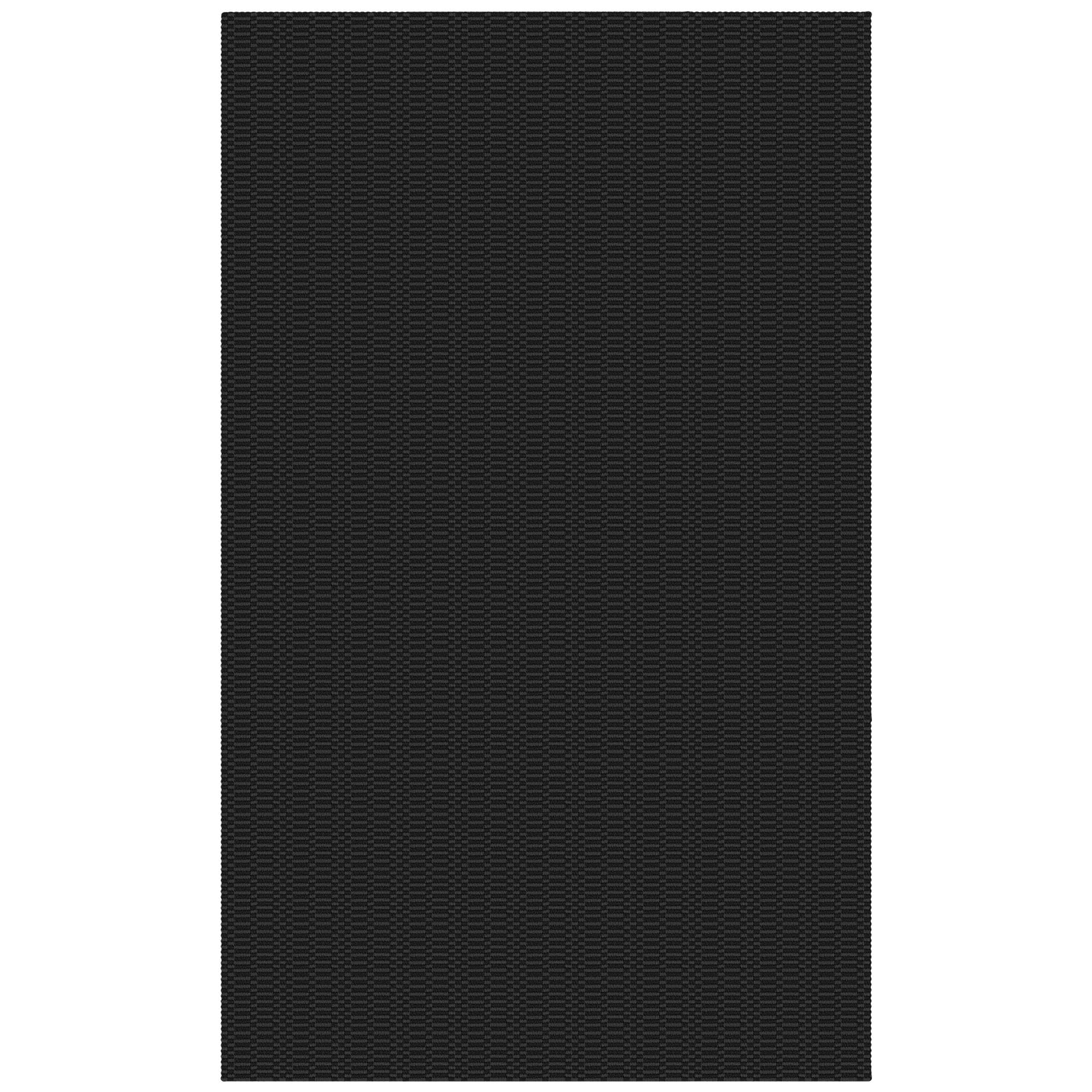 KOZYFLY Washable Area Rug 4x6 Ft Rubber Backed Rugs for Entryway Bedroom Throw Rugs Boho Entry Rug, Cotton Braided Floor Carpet for Dining Room Living Room, Black/Grey