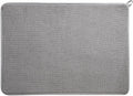 Skiennix XXL Microfiber Dish Drying Mat - 23" x 17" Ultra Absorbent Kitchen Counter Mat | Grey