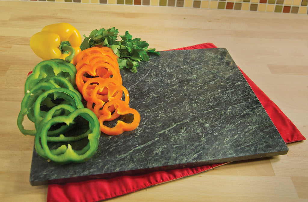 Fox Run Marble Pastry Board, Green, 12" x 16" x 0.5"